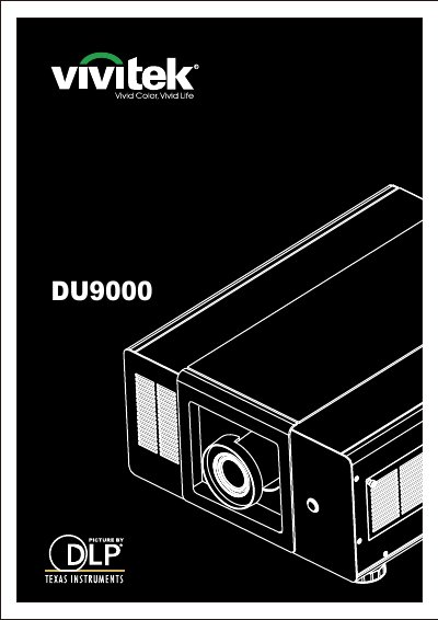 Vivitek DU9000 Projector User Manual - cover page