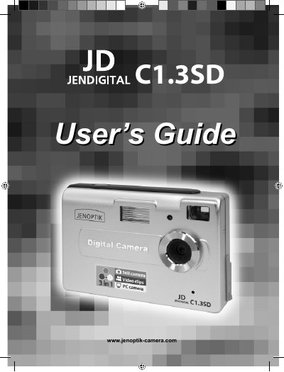 Concord Camera JDC1.3SD User Manual - cover page