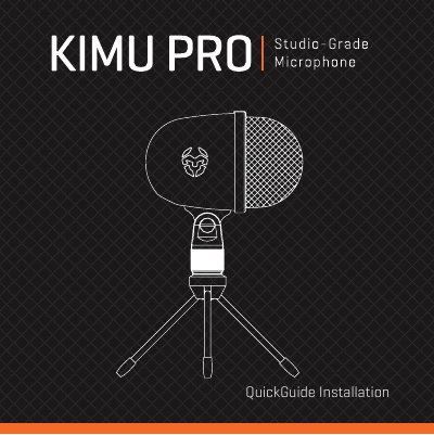 Krom KIMU PRO USB Microphone Quick Guide - cover page