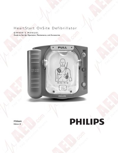 Philips M5066A Defibrillator Owner's Manual