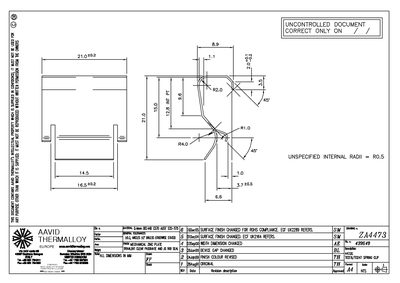 AAVID ZA473 Thermal Alloy Datasheet - cover page