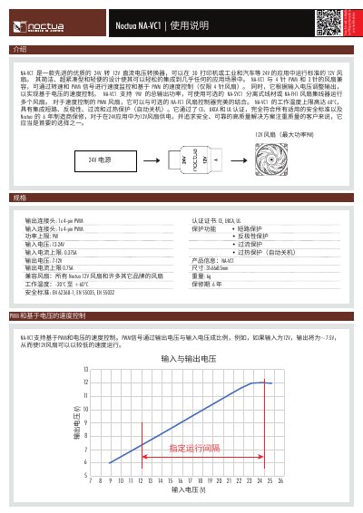 Noctua NA-VC1 DC Voltage Converter User Manual - cover page