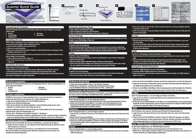 Scanner Quick Start Guide - cover page