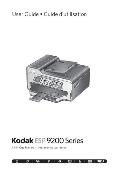 Kodak ESP 9200 Series User Manual - cover page