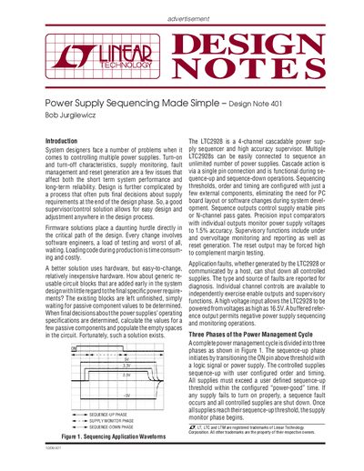 LINEAR dn401f handbook - cover page