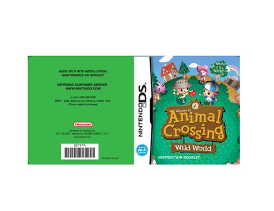 Nintendo Animal Crossing: Wild World Instruction Booklet - cover page