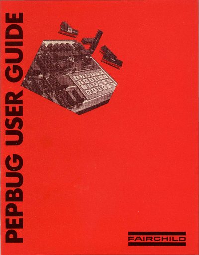Fairchild F38T56 PEPBUG Debug Monitor User Manual - cover page