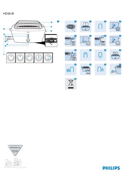 Philips HD2618 Toaster User Manual - cover page