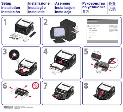 Lexmark Printer Installation Guide - cover page