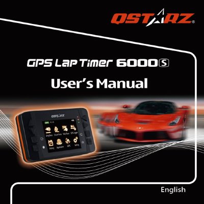 Qstarz LT-6000S GPS Lap Timer User Guide