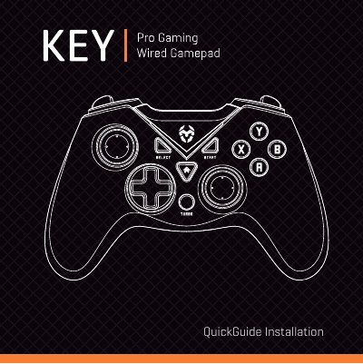 Krom Gaming Key Gamepad User Guide - cover page