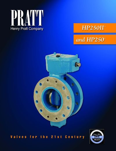 Pratt HP250II Butterfly Valve Product Guide