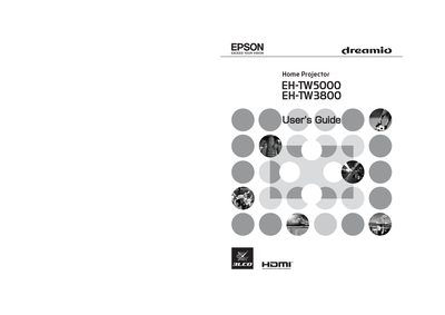 Epson EH-TW5000 / EH-TW3800 User Manual - cover page
