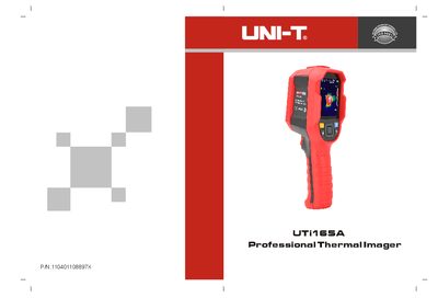 Uni‑Trend UTi165A Thermal Imager User Manual