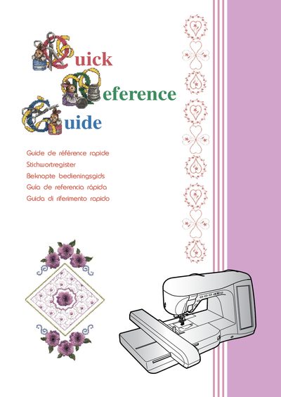 Juki 882-S90/S91/S93 Sewing Machine Quick Reference Guide - cover page
