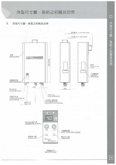 Union Gas Appliances YS1200 FM(T) Water Heater User Manual - cover page