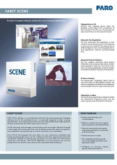FARO SCENE Software User Manual