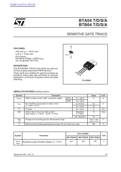 ST BTA04 T/D/S/A BTB04 T/D/S/A handbook(2)