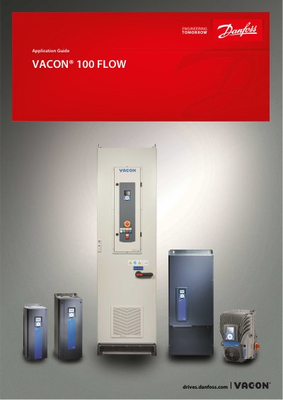 Danfoss VACON 100 FLOW Application Guide cover