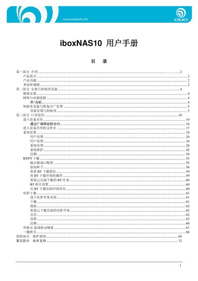 OUO iboxNAS10 User Manual