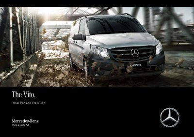 Mercedes-Benz Vito Panel Van and Crew Cab Product Leaflet - cover page