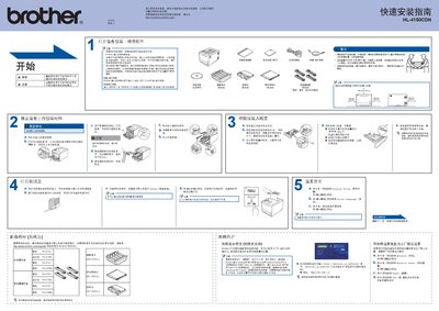 Brother HL-4150CDN Printer Installation Guide - cover page