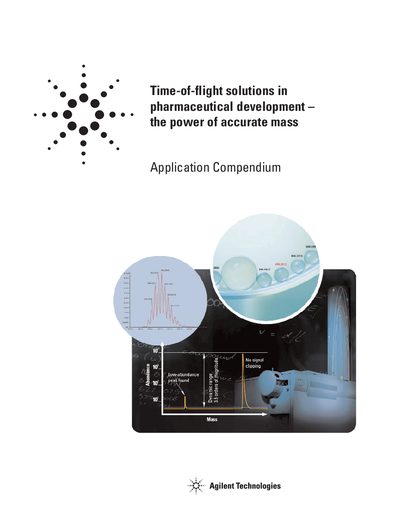 Agilent LC/MSD TOF Application Compendium - cover page