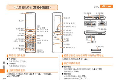 AU K004 Mobile Phone User Manual - cover page