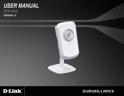D-Link DCS-930L User Manual - cover page