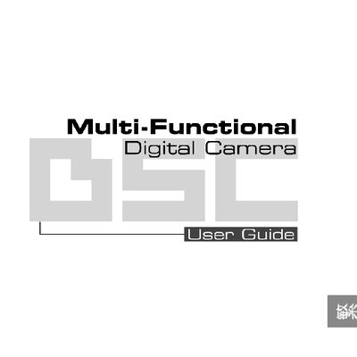 Digital Camera User Manual - cover page