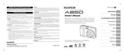 FUJIA850 Manual - cover page