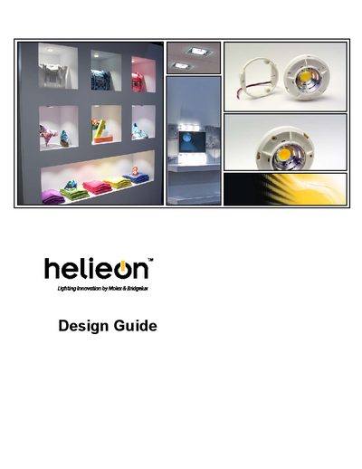 Helieon Design Guide - cover page