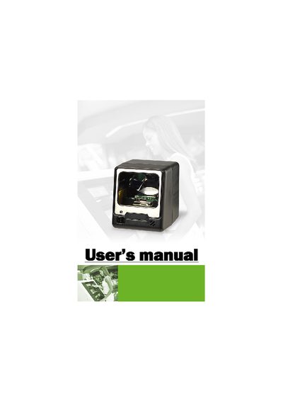 Omnidirectional Laser Scan Module User Manual - cover page