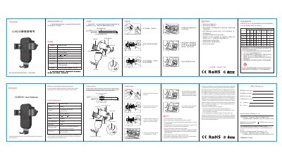 RANVOO CDRZ35 Car Wireless Charger User Manual - cover page