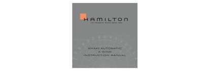 Hamilton 20057 Khaki Automatic X-Wind User Manual - cover page