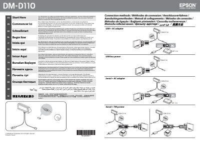 Epson DM-D110 User Manual - cover page