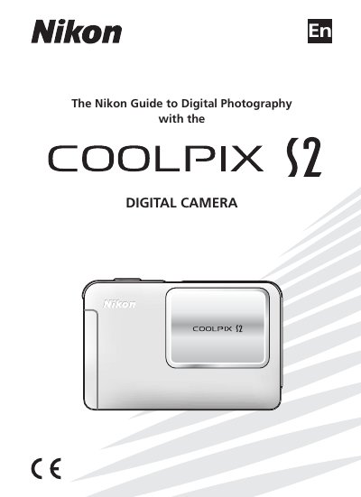 Nikon COOLPIX S2 User Manual - cover page