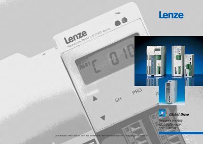 Lenze Frequency inverters 8200/9300 vector 0.37 90 kW manual - cover page