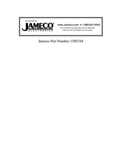 Avago HSMP-389x/HSMP-489x Series Datasheet - cover page