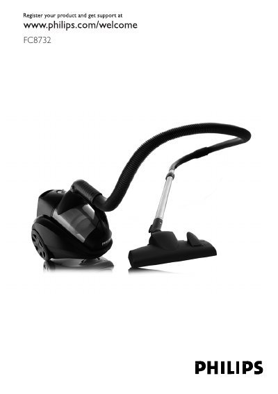 Philips FC8732 Vacuum Cleaner User Manual - cover page