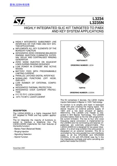 ST L3234 L3235N handbook - cover page
