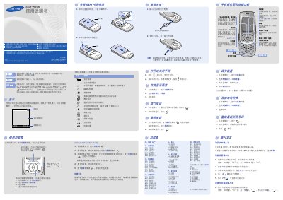 Samsung SGH-M608 Mobile Phone User Manual - cover page