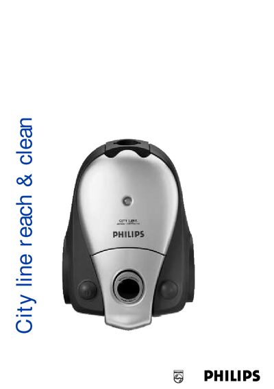 Philips City line Reach & Clean User Manual - cover page