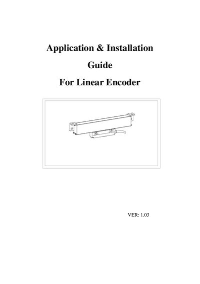 Carmar WT OO—OOO0O Linear Scale Installation Guide