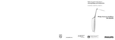 Philips HX8181/HX8141/HX8111 AirFloss 100 S Series Quick Start Guide - cover page