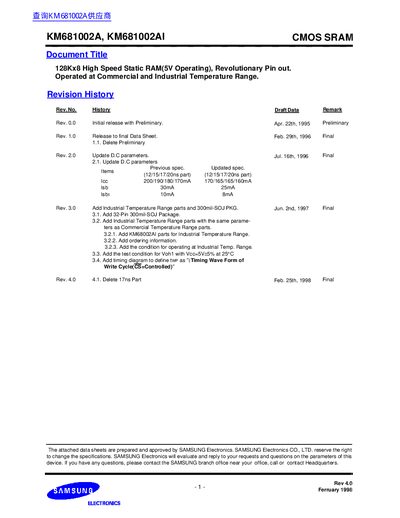 samsung KM681002A KM681002AI handbook - cover page