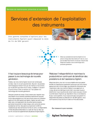 Agilent Asset Maximization Services Handbook - cover page