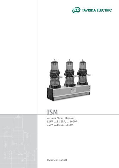 Tavrida Electric ISM Vacuum Circuit Breaker Technical Manual cover
