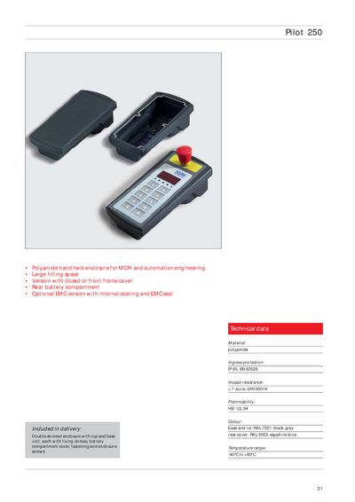 Pilot 250 Handbook - cover page