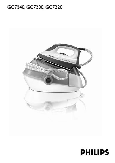 Philips GC7240 GC7230 GC7220 User Manual - cover page